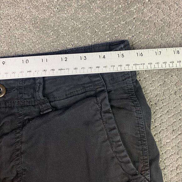 American Eagle Extreme Flex Longer Length Cargo Shorts Mens 31 Faded Black Gray - Picture 8 of 12